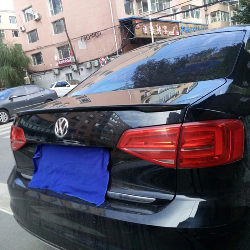 Para 2013 Jetta Material ABS alerón trasero de coche Primer Color VW Jetta alerón trasero para Volkswagen nuevo alerón Jetta mk6 2013-2015 - imagen 4