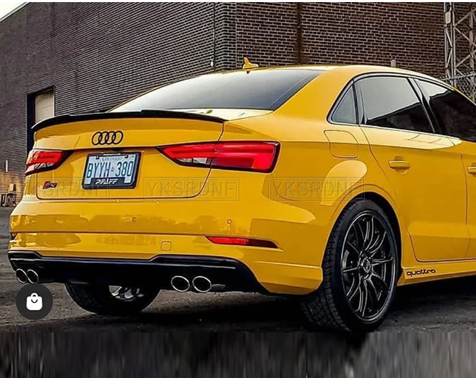 Alerón trasero Audi A3 sedan 2014-2020 ABS sin pintar - imagen 3
