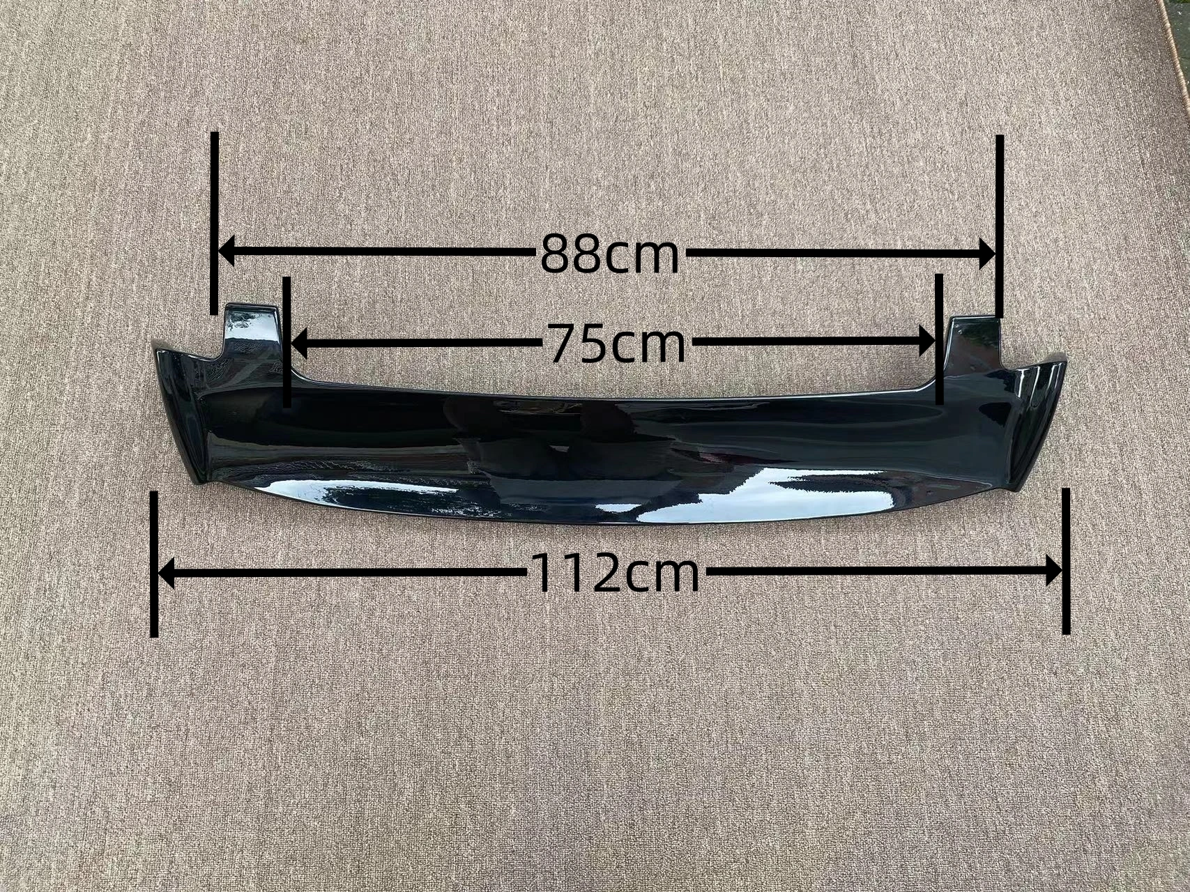 Alerón universal para maletero Suzuki en ABS con acabado carbono - imagen 3