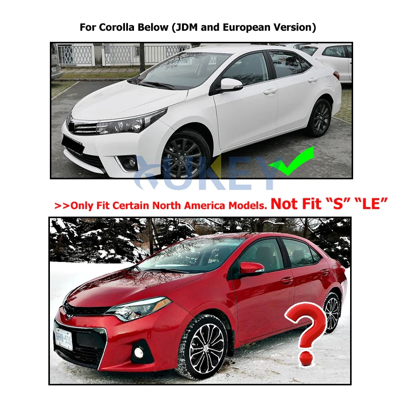 Guardabarros moldeados delanteros y traseros Toyota Corolla Altis - imagen 4
