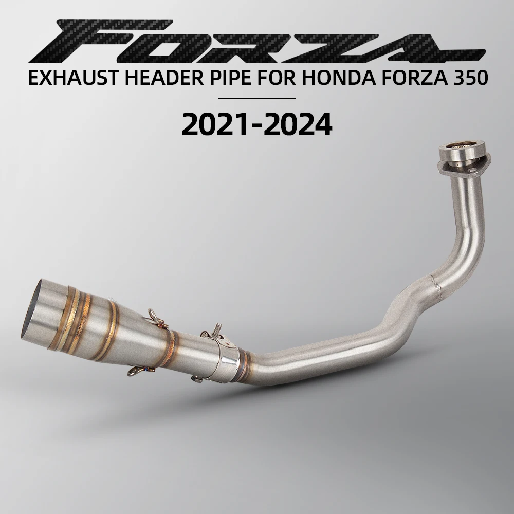 Colector de escape inoxidable Honda Forza 350 NSS350 2021-2024
