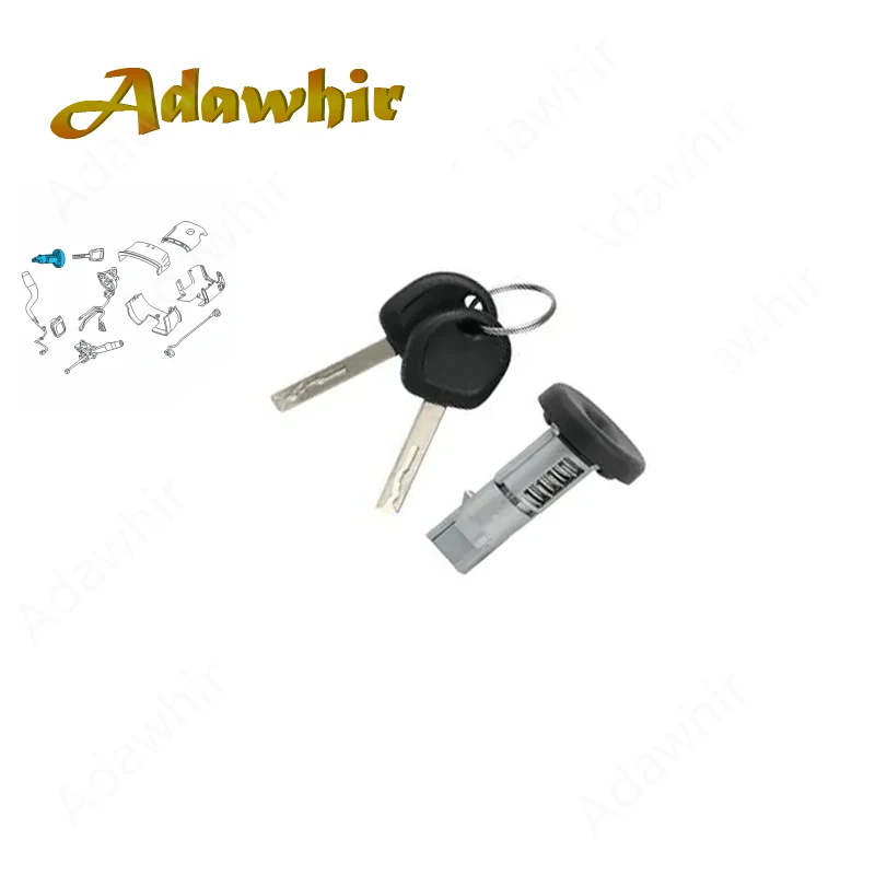 Interruptor de cilindro de cerradura de encendido con llaves 84668679 2014-2019 para Chevy Silverado 1500 2500 3500 Suburban