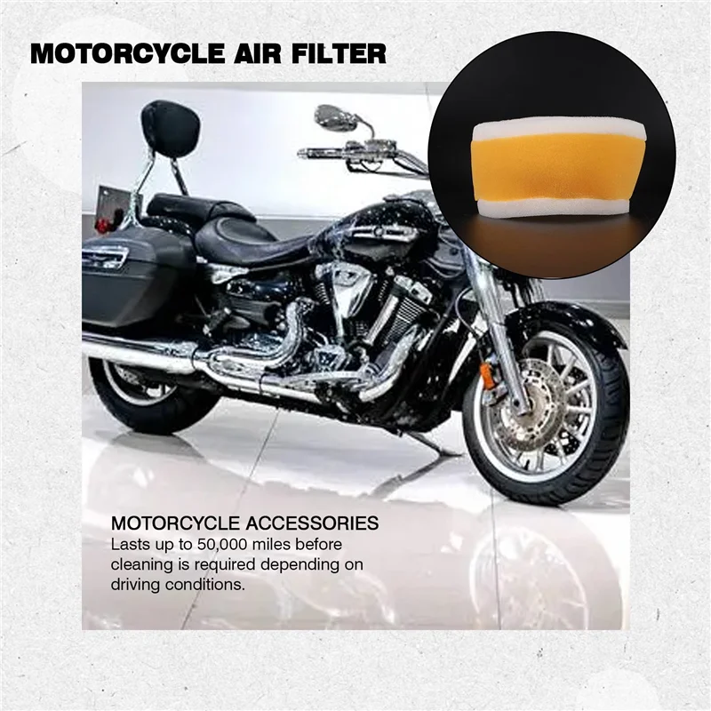 Limpiador espuma filtro aire AU633 Yamaha XV 125 Virgo V-Star 250 - imagen 4