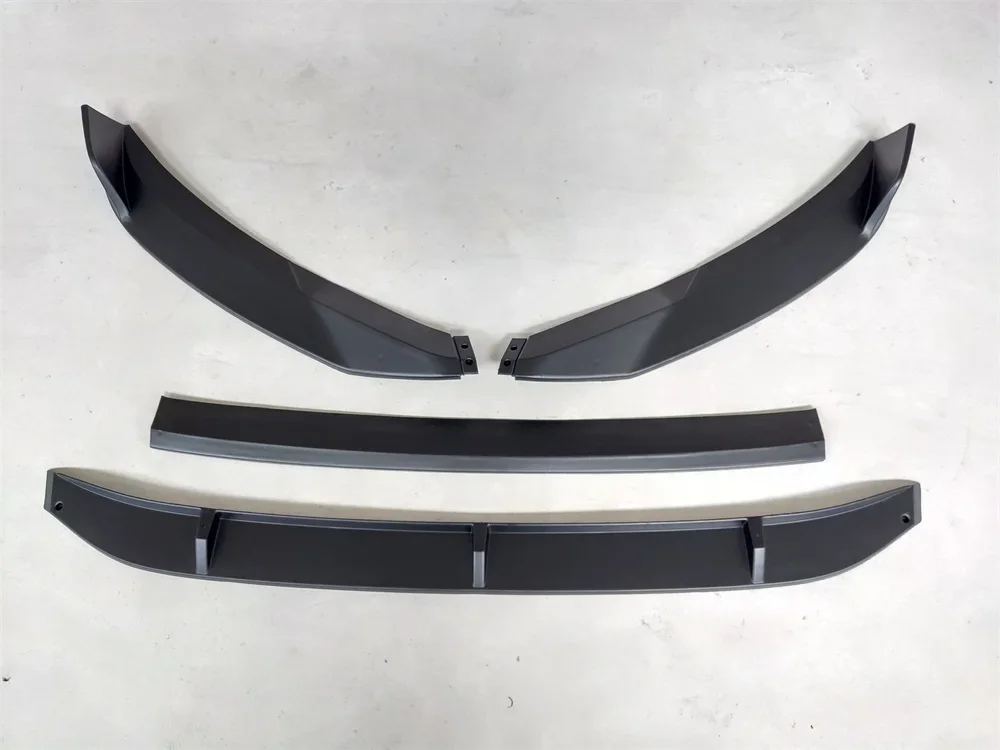 Labio de parachoques delantero negro brillo para Volkswagen CC 2019 - imagen 5