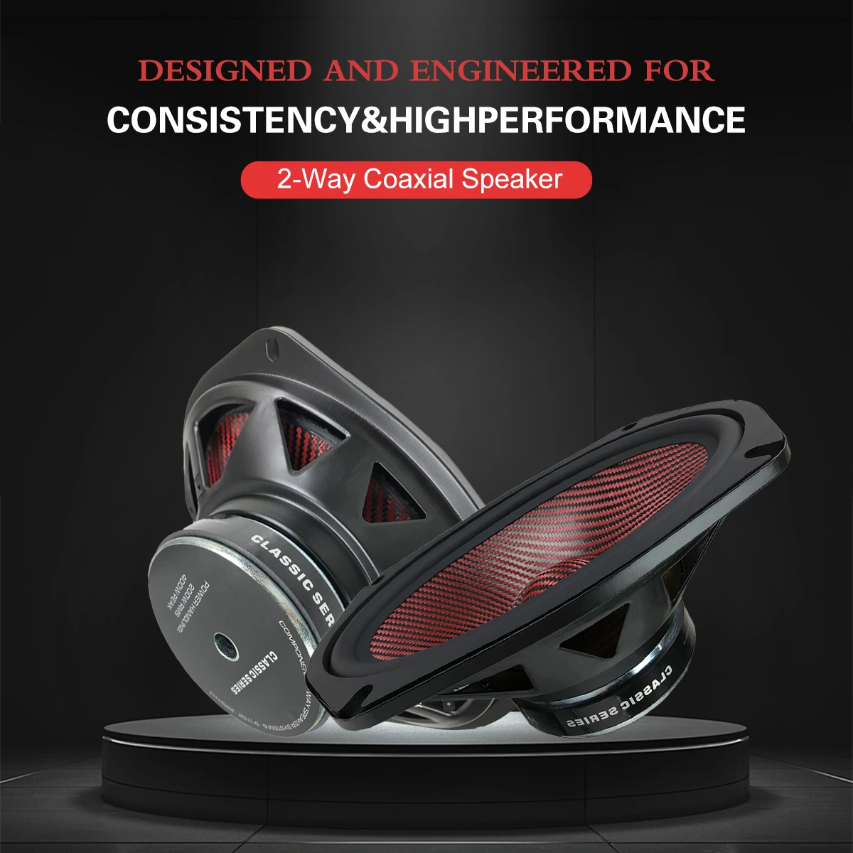 Zeming YS69202 Altavoz componente 6x9 pulgadas Altavoz componente para automóvil de 2 vías Fácil instalación y respuesta máxima de graves mejorada - imagen 3