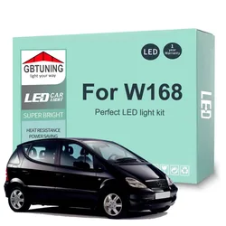 Kit de bombillas LED interiores CANBUS para Mercedes-Benz Clase A W168