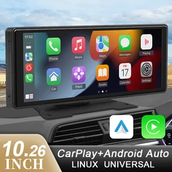 Reproductor multimedia con CarPlay y Android Auto Bluetooth, USB