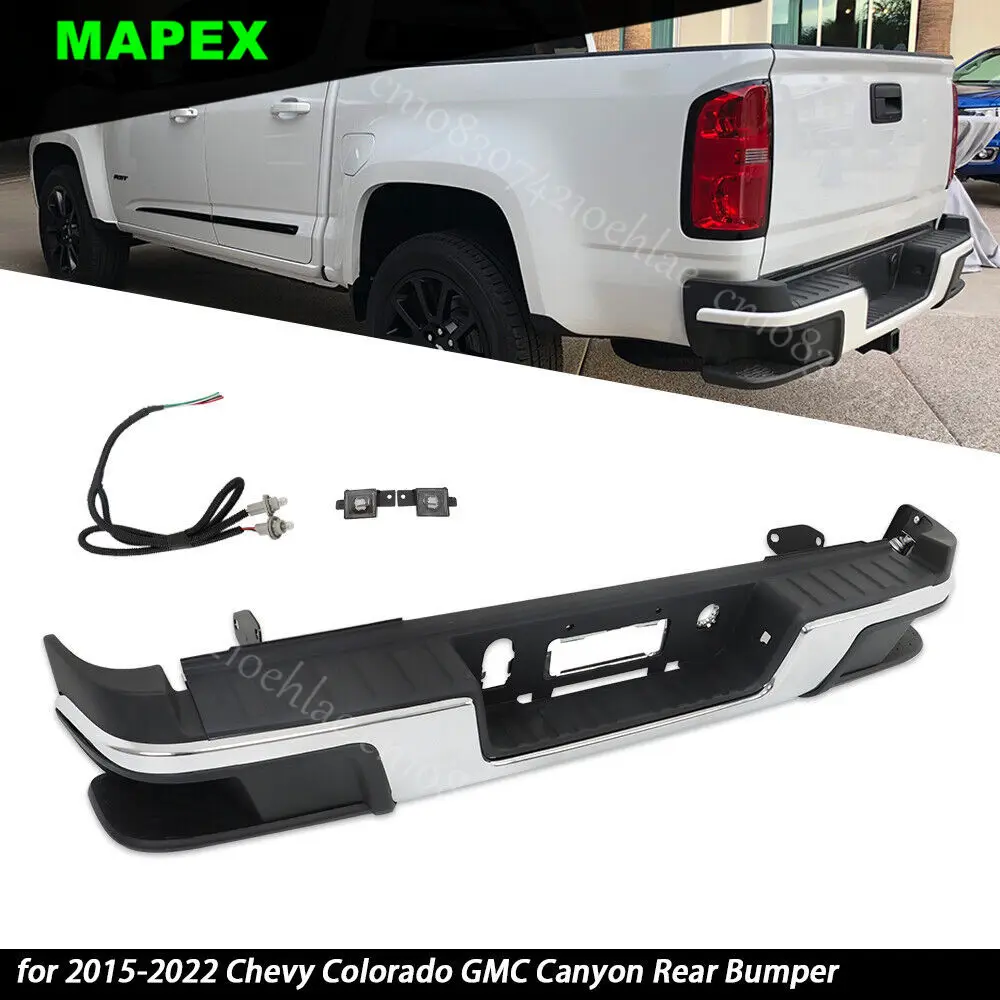 Protector cromado de parachoques para Chevrolet Colorado y GMC Canyon - imagen 3