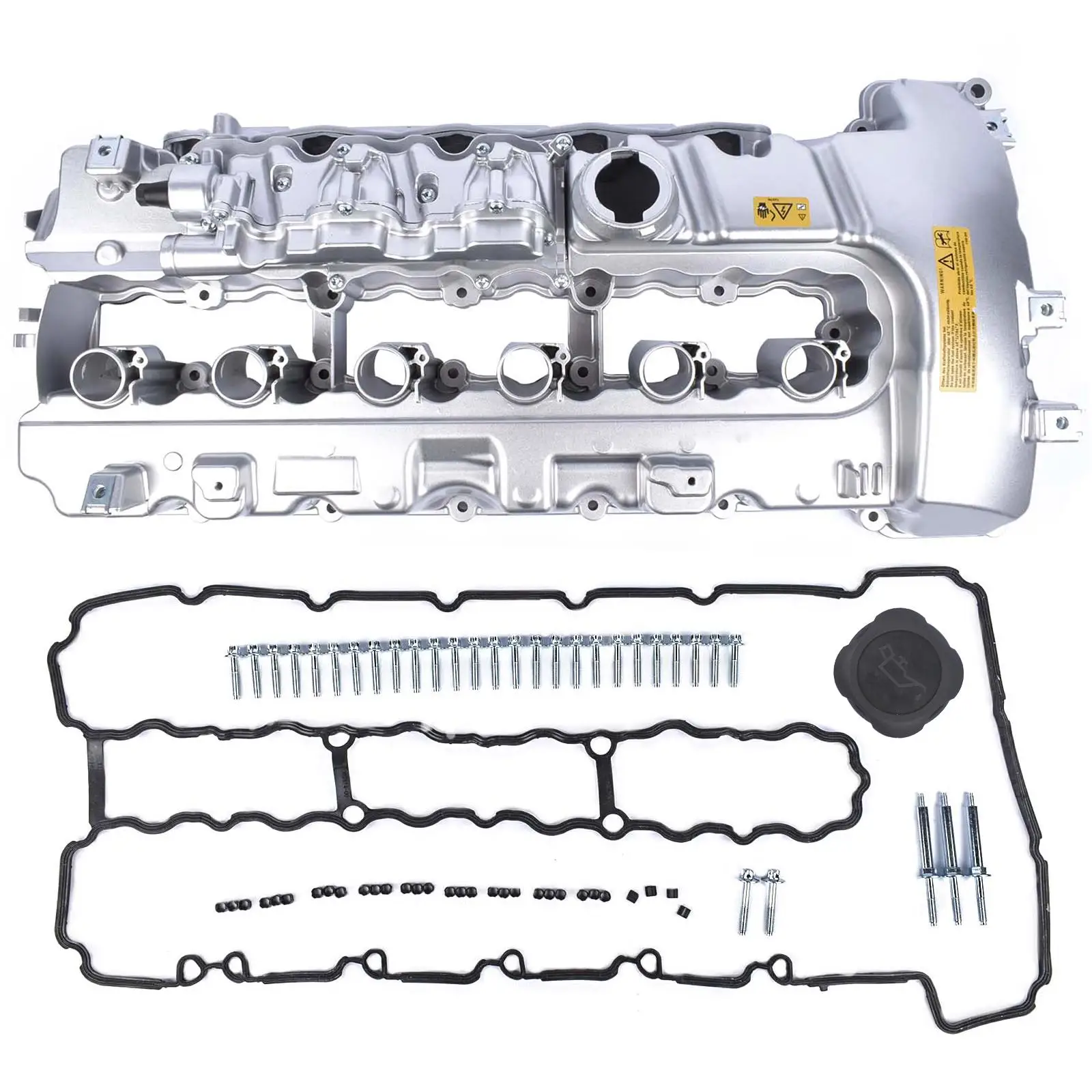Tapa de válvulas AP03 aluminio para BMW N54 3.0L - imagen 2