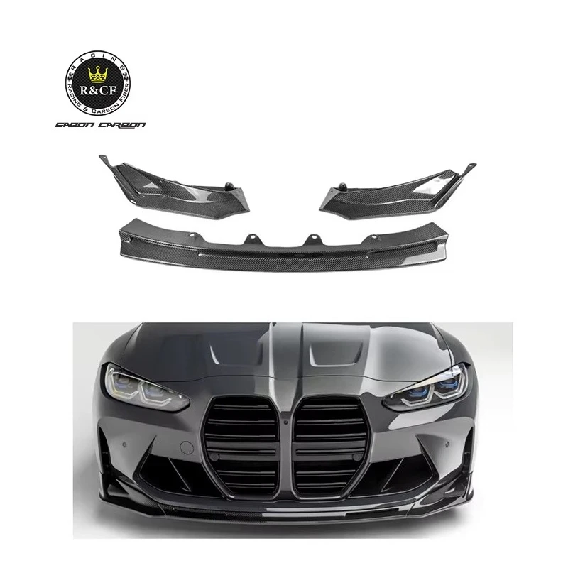 Labio delantero de carbono V Style para BMW M3/M4 G80/G82/G83