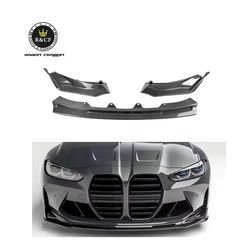 Labio delantero de carbono V Style para BMW M3/M4 G80/G82/G83