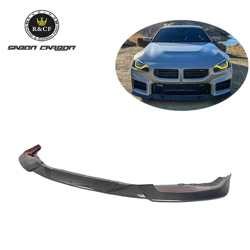 Splitter delantero de fibra de carbono AG para BMW G87 M2