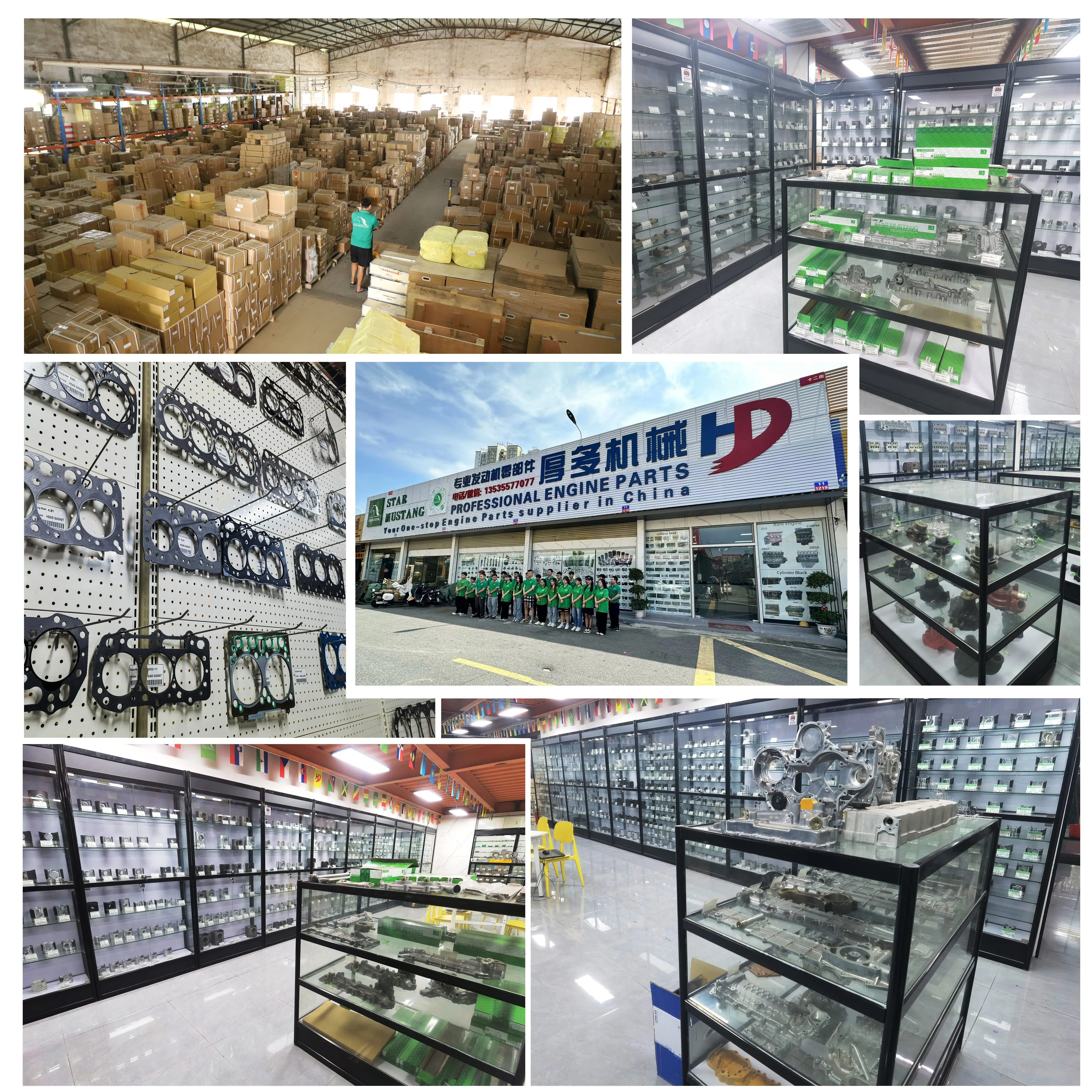 D750 D850 D950 Cigüeñal 15532-23010 para kits de piezas de reconstrucción de revisión de motor de tractor Kubota - imagen 3