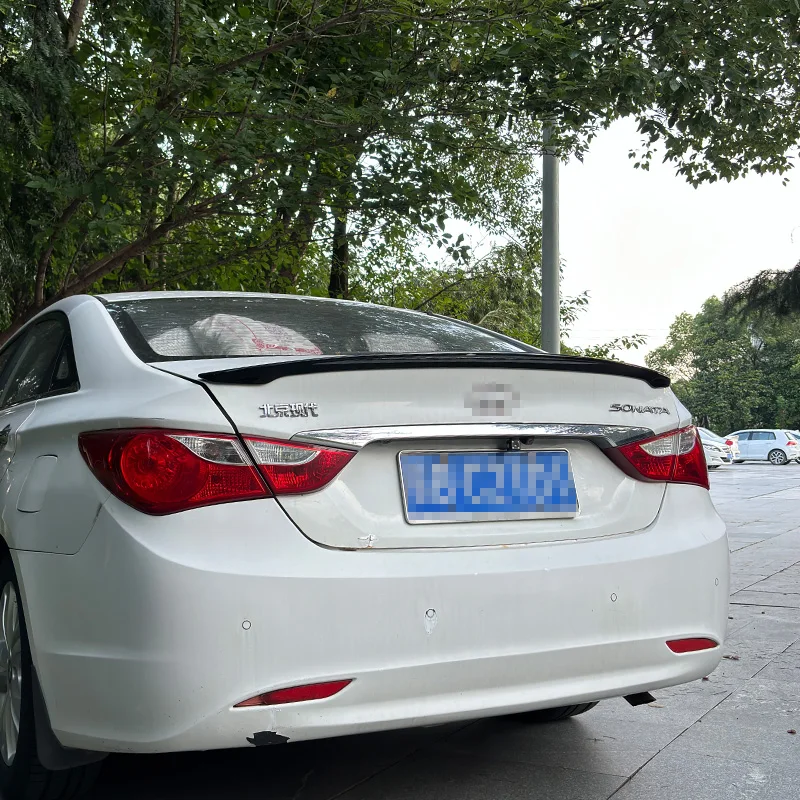 Alerón trasero para coche, accesorio de plástico ABS para el techo de la ventana trasera del maletero, para Hyundai Sonata 8th, 2010-2014 - imagen 5
