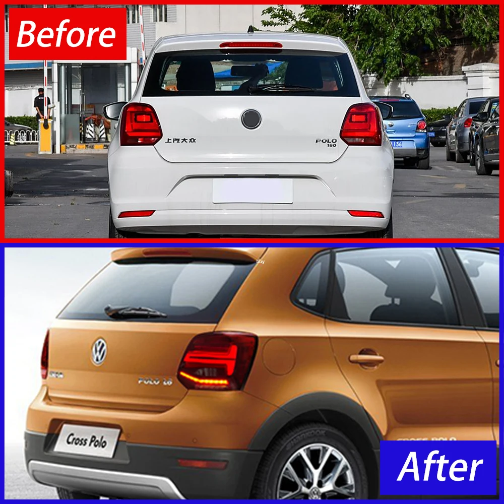 Faros traseros LED para Volkswagen Polo 2011-2018 - imagen 2