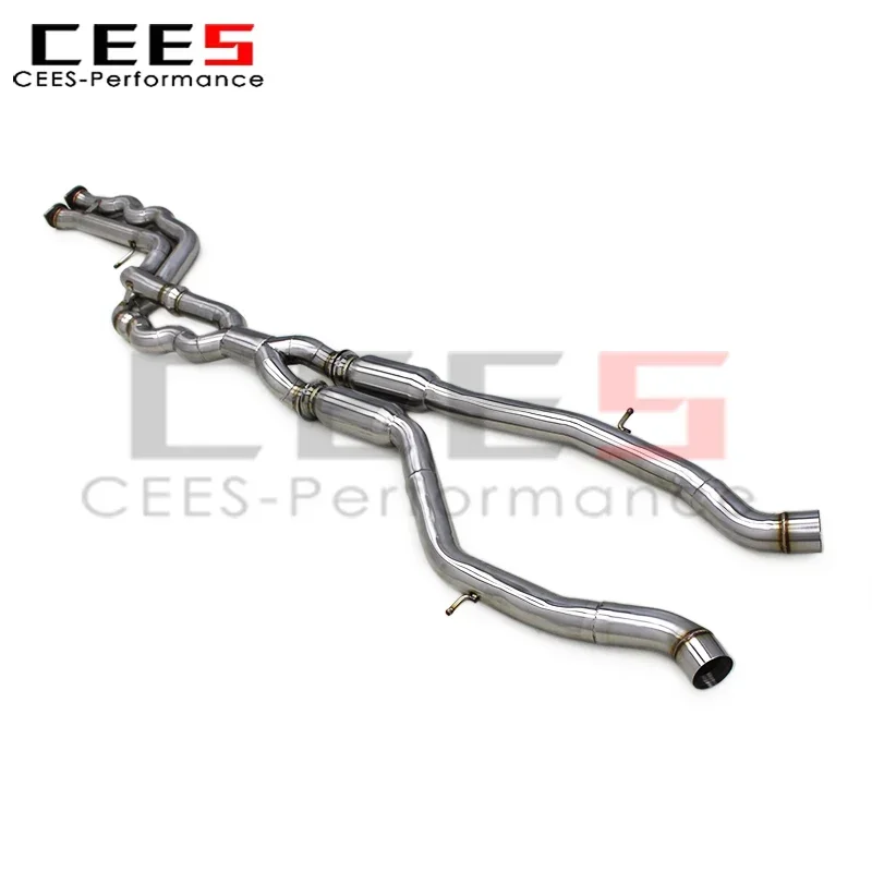 Tubo central Cees con resonadores – BMW M3 M4 F80 F82 F83 S55 3.0T 2014-2019 - imagen 2