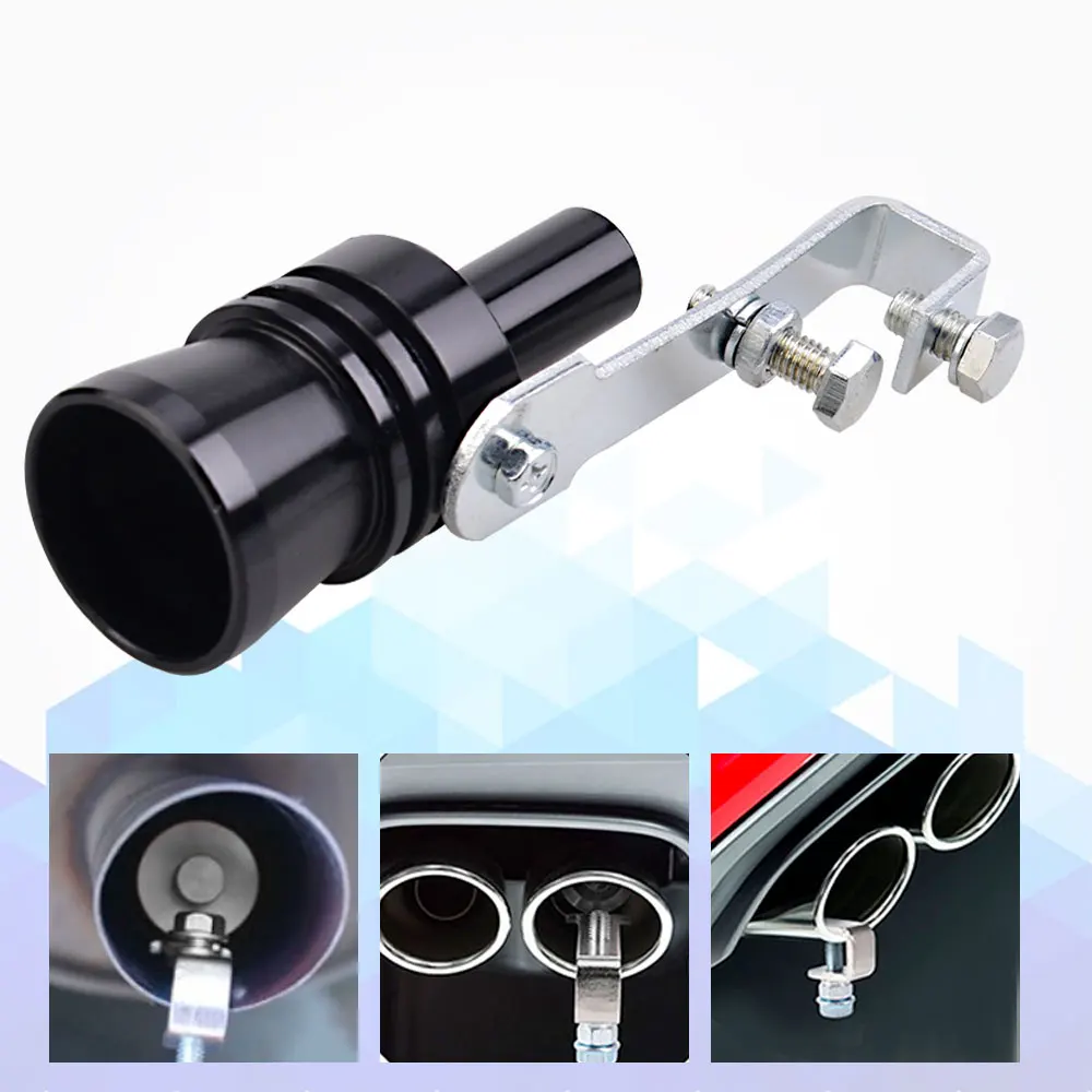 Silbato de sonido turbo para tubo de escape, silenciador universal - imagen 4