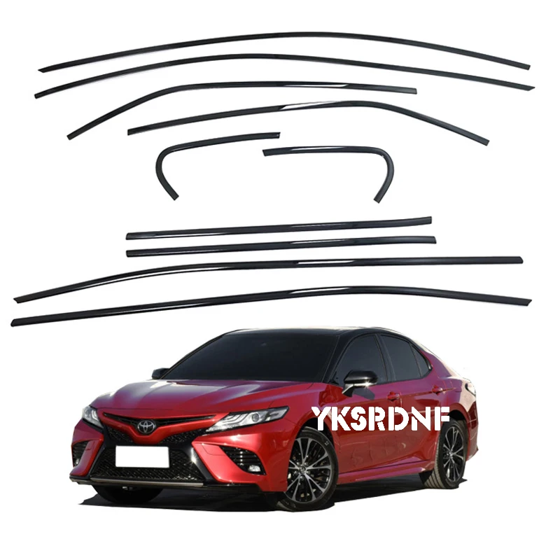 Tira sellado ventana negra acero inoxidable – Toyota Camry 2018-2023 - imagen 4
