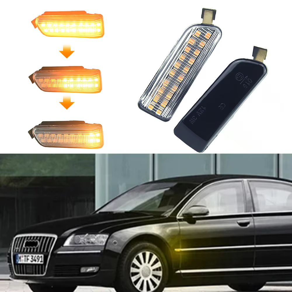 Intermitentes laterales LED dinámicos para Audi A8/S8 D3 (4E) - imagen 5