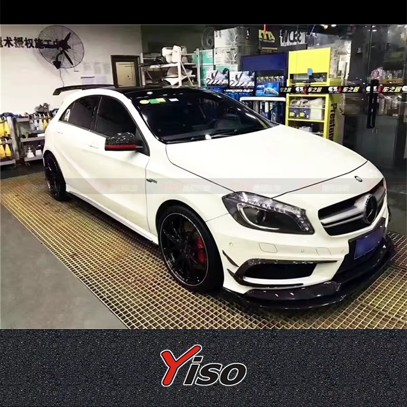 Faldones laterales de carbono estilo Varis para Mercedes-AMG A45 - imagen 4