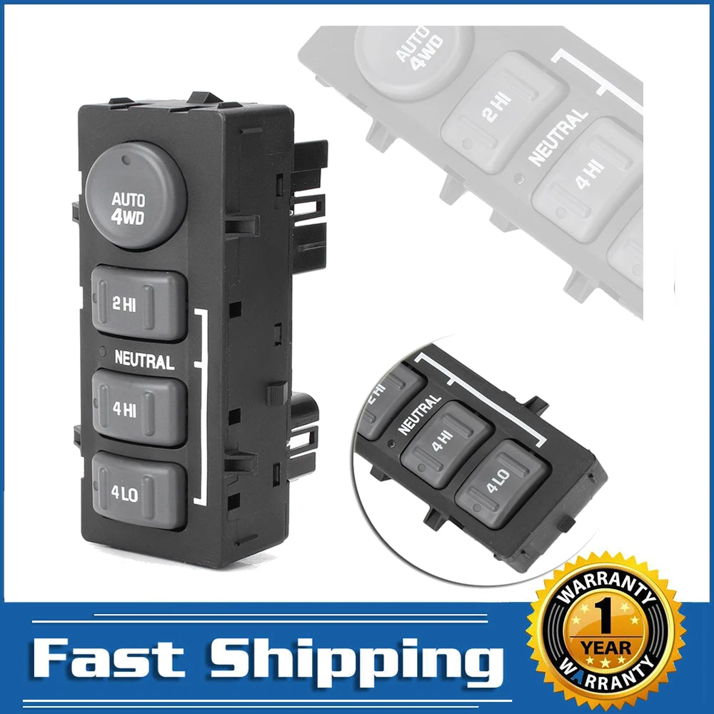 Interruptor tracción 4x4 GM 15709327 – Chevrolet Silverado, Tahoe, GMC Sierra, Yukon