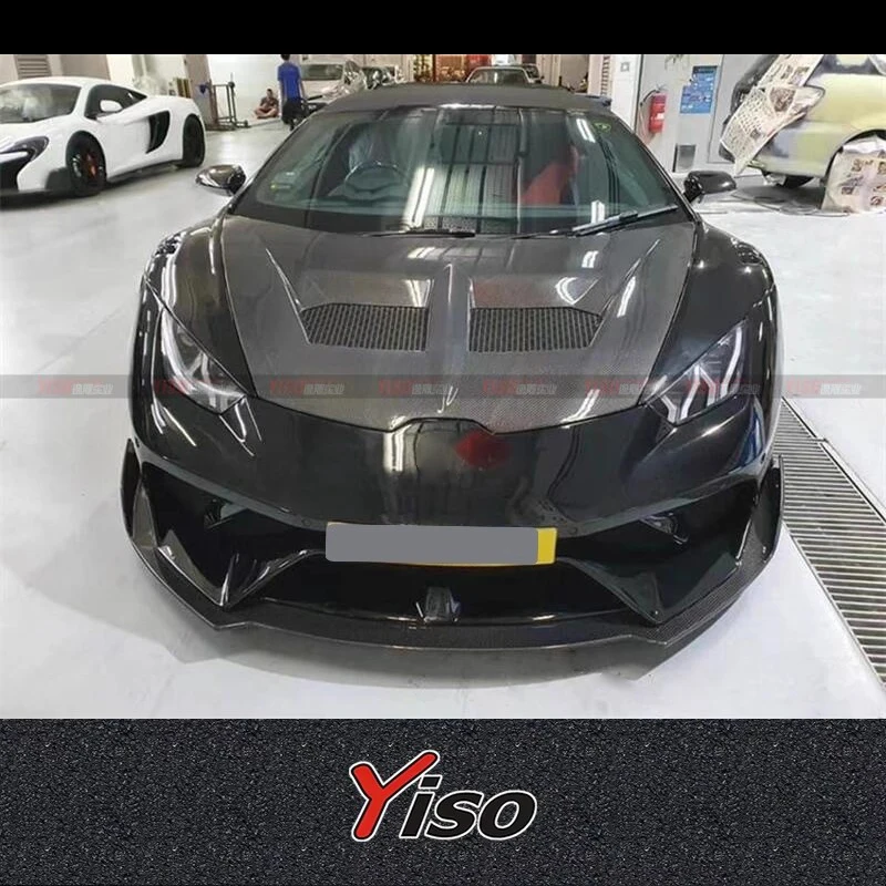 Capó fibra de carbono Lamborghini Huracán LP580-610 estilo LB - imagen 5