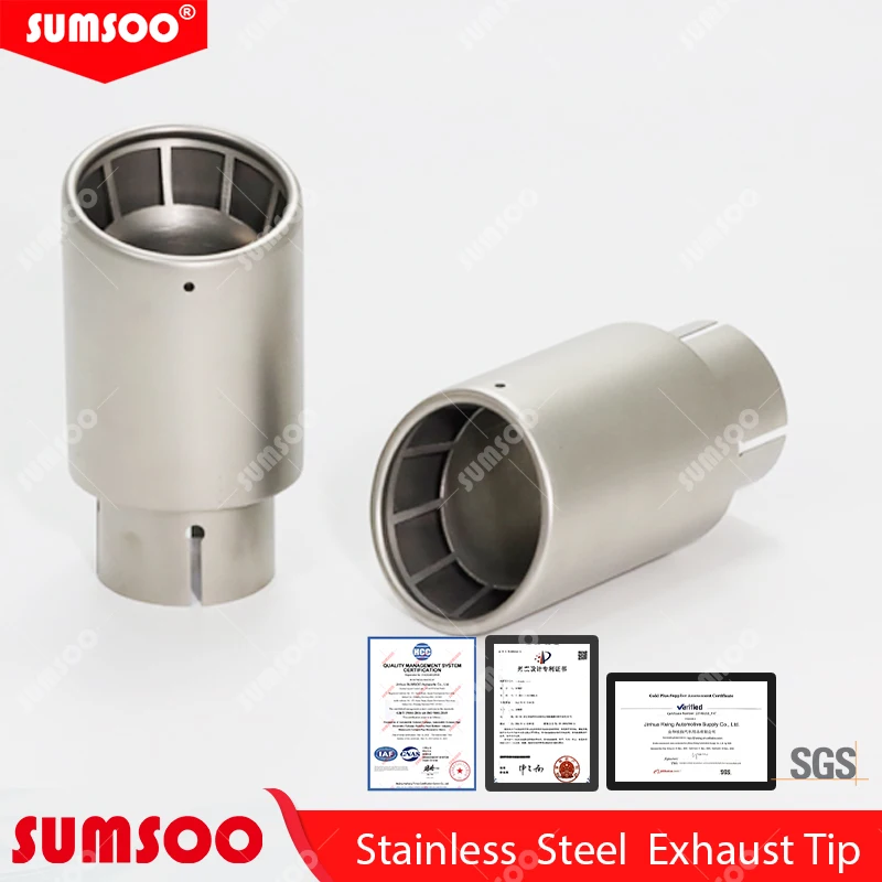 Punta escape acero inoxidable 304 mate universal - imagen 4