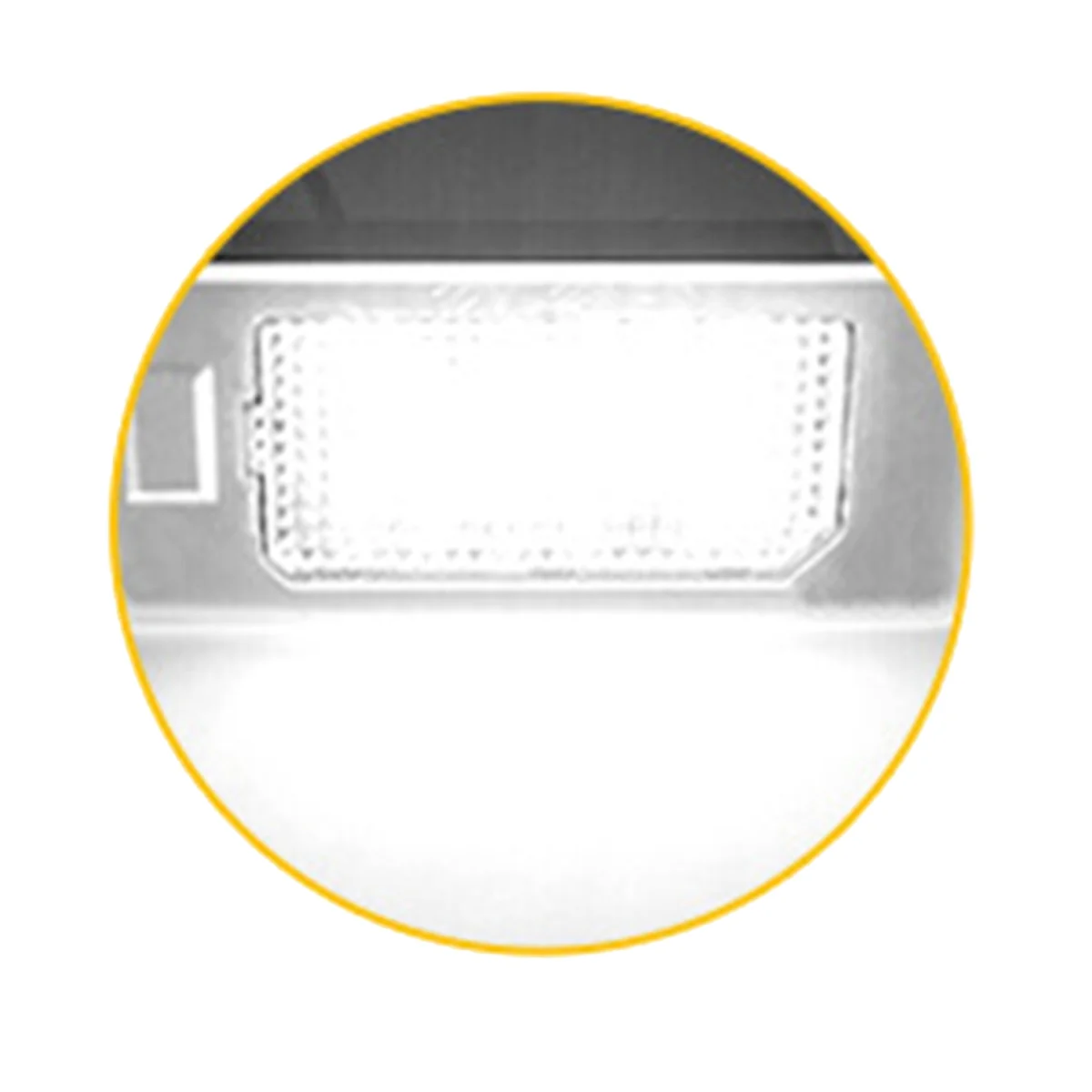 Lámpara matrícula LED Fiat 500X 2014-2019