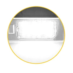 Lámpara matrícula LED Fiat 500X 2014-2019