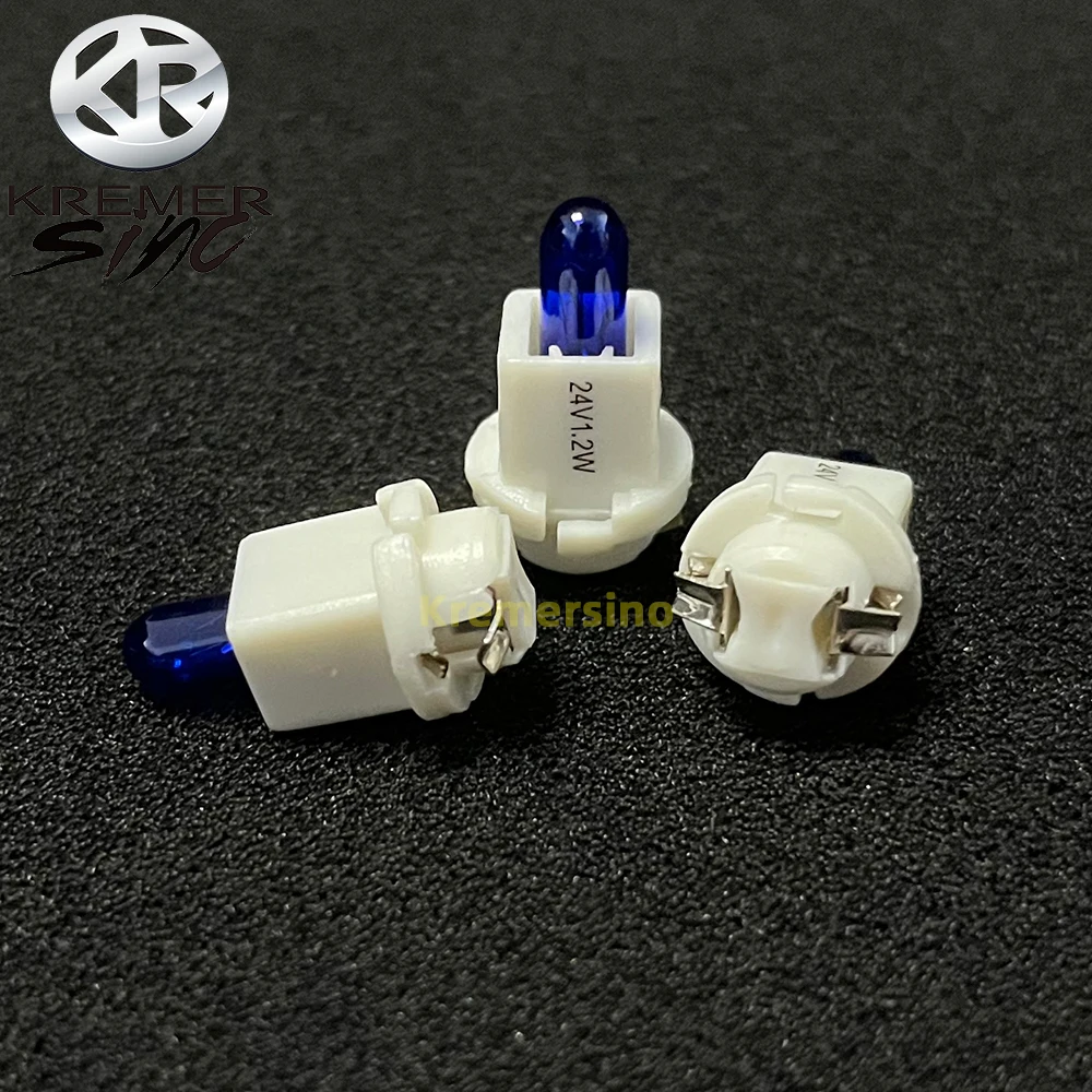 Bombillas LED para salpicadero de coche 24 V, luz azul y blanca - imagen 2