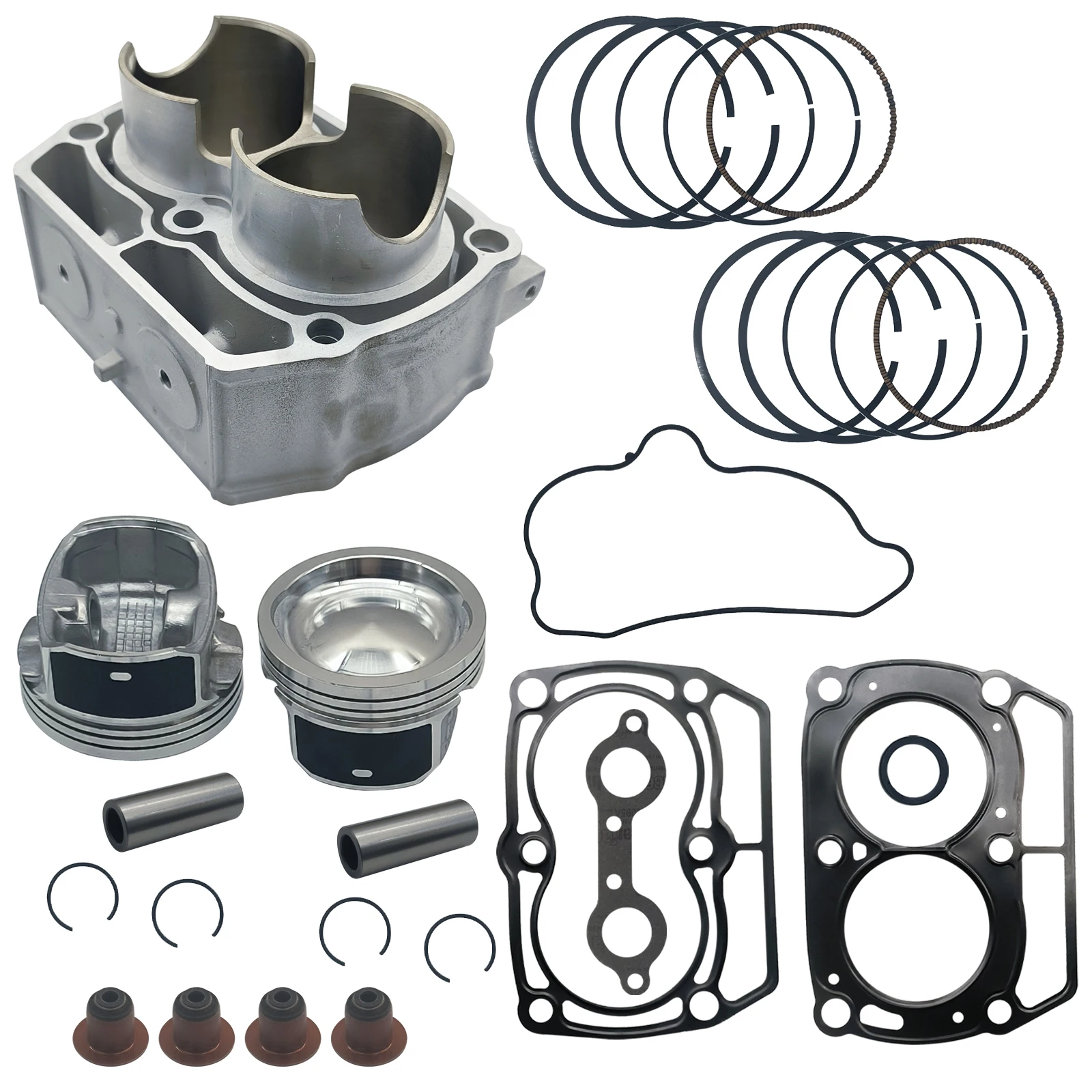 Kit de juntas de pistón de cilindro de motor apto para Polaris RZR 800 EFI 800LE Ranger Crew 700 EOM 2204393 ATV UTV accesorios de repuesto - imagen 2