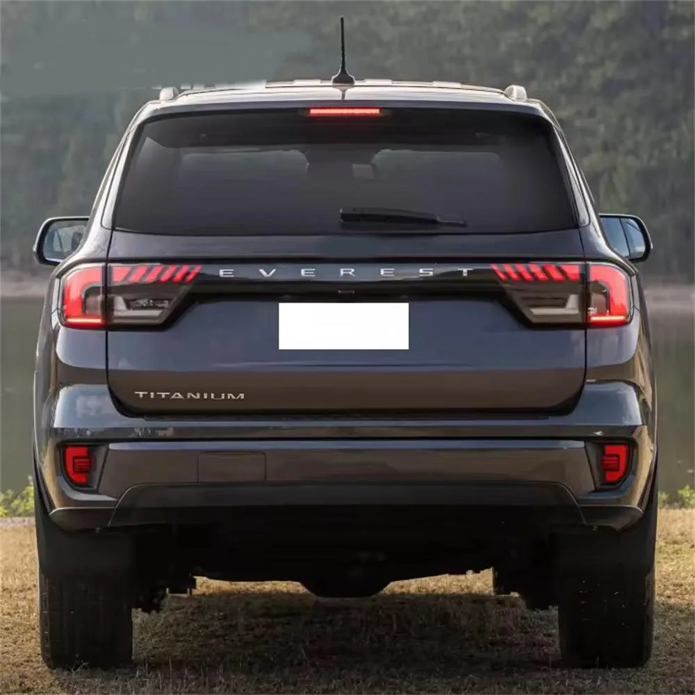 Luz trasera LED para coche, lámpara reflectora de parachoques trasero para Ford Everest 2022 2023, luz de freno de estacionamiento - imagen 5