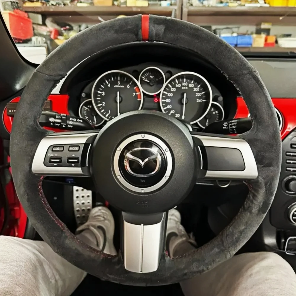 Funda de volante trenzada Mazda MX-5 Miata NC (2005-2015)