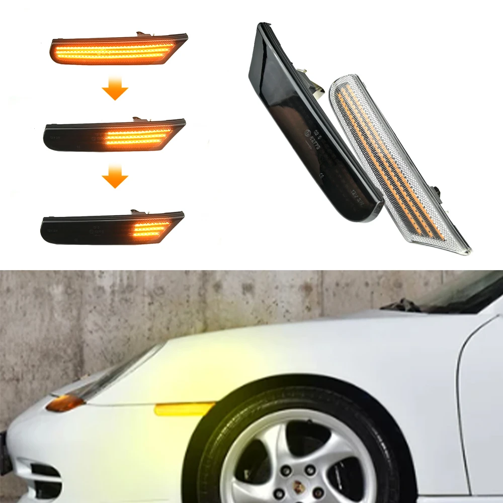 Intermitente lateral LED secuencial para Porsche 911/Boxster 996/986 - imagen 3