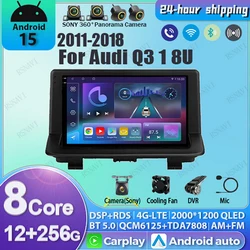 Autoradio Android Audi Q3 8U con GPS Carplay Bluetooth DSP