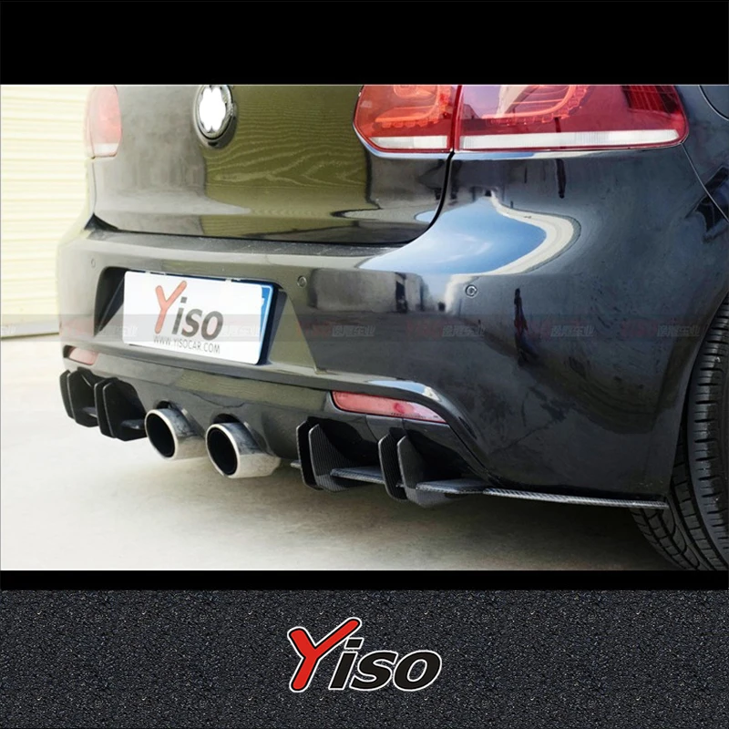 Difusor trasero fibra carbono FLUX para Golf 6 GTI R20 - imagen 2