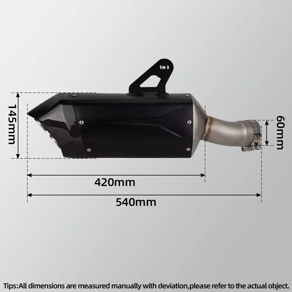 Escape completo de titanio con válvula eléctrica para BMW R1300GS y R1300R - imagen 2