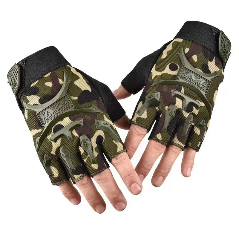 Guantes tácticos antideslizantes y protectores para ciclismo - imagen 2