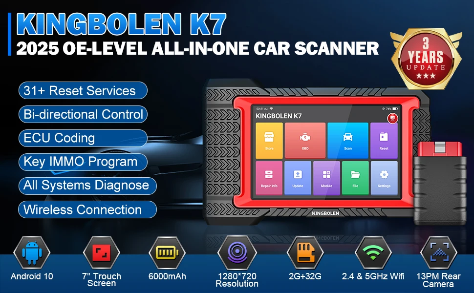  KINGBOLEN K7 Diagnóstico Profesional 