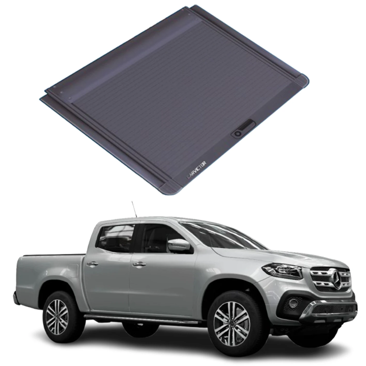 Cubierta de carga retráctil de aluminio para Mercedes X-Class