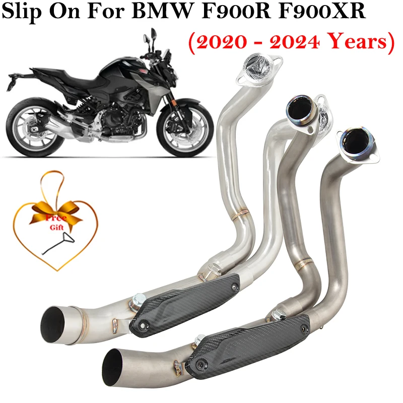 Silenciador de escape de carbono para BMW F900R/F900XR 2020-2024