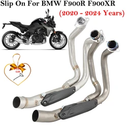 Silenciador de escape de carbono para BMW F900R/F900XR 2020-2024