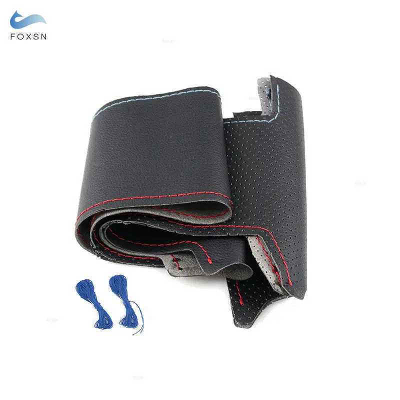 Funda volante trenzada microfibra – BMW Serie 5 6 7 F10 F01 F02 - imagen 2