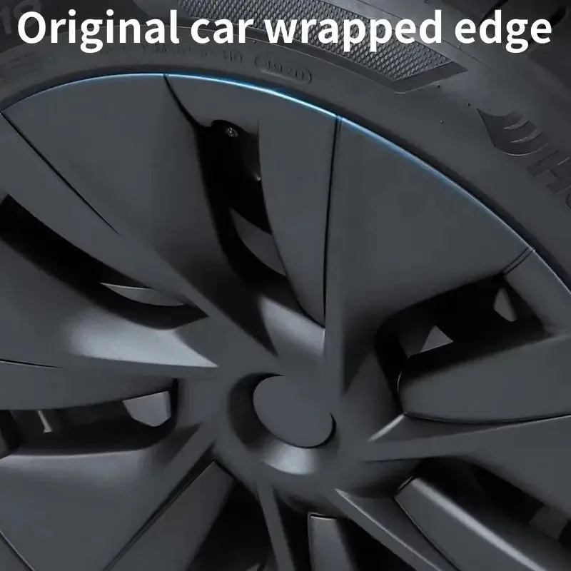4 Uds para Tesla Model Y 2020 cubierta completa tapacubos rendimiento reemplazo 19 pulgadas tapa de rueda Original accesorios de tapa de rueda de coche 2024 - imagen 5