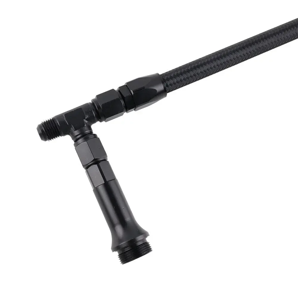 Carburador Holley 4150 doble bomba línea AN6 acero inoxidable trenzada - imagen 5