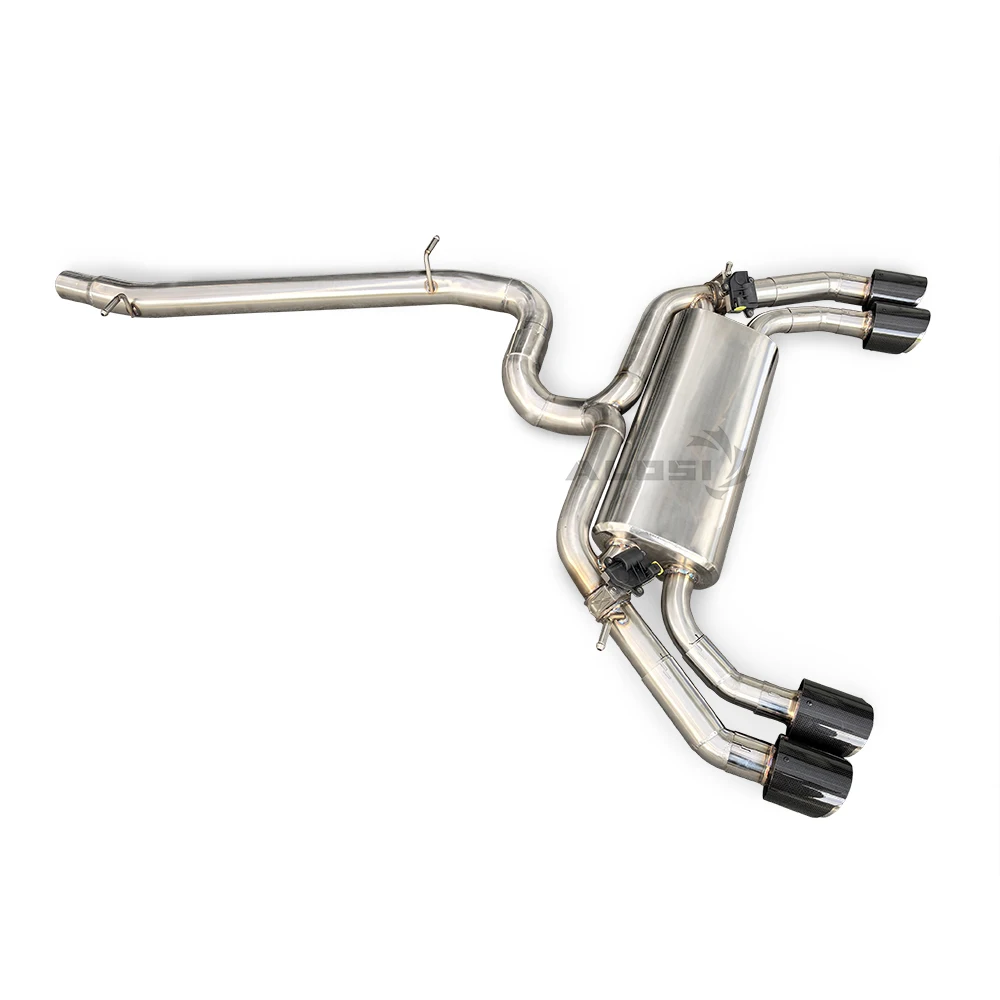 Escape cat-back acero inoxidable rendimiento Audi S3 2.0T 2017-2020 válvula - imagen 2