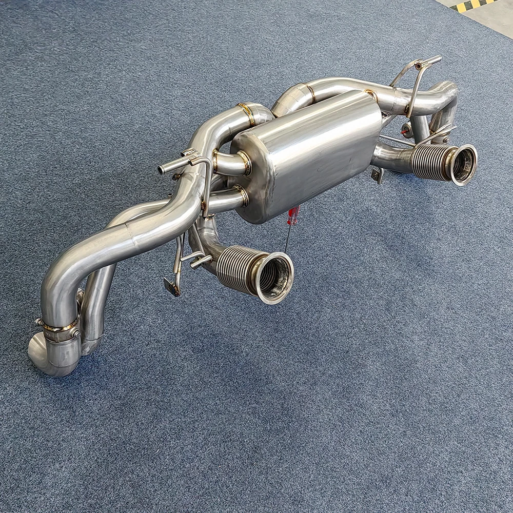 Escape Catback Titanio Audi R8 V10 Válvula Automática - imagen 2