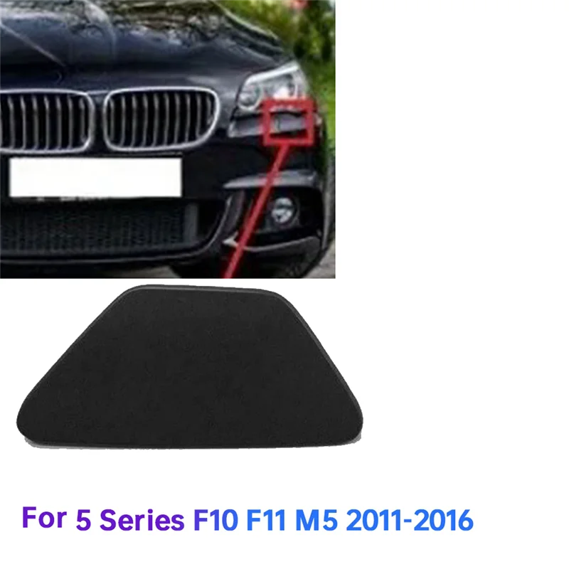 AEF3-1Pair cubierta de arandela de faro de parachoques delantero para BMW 5 Series F10 F11 2011-2016 tapa de chorro de faro 51118048679 51118048680 - imagen 4