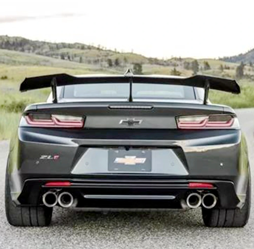 Alerón trasero estilo ZLE para Chevrolet Camaro 2016-2019 negro - imagen 2