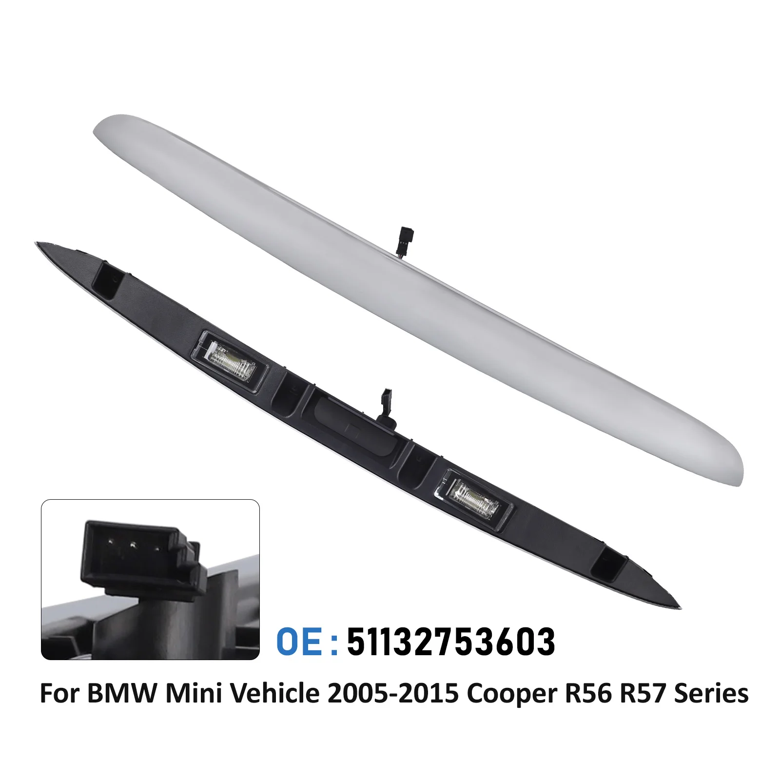 Manilla de portón trasero cromada Mini Cooper R55-R61 51132753603